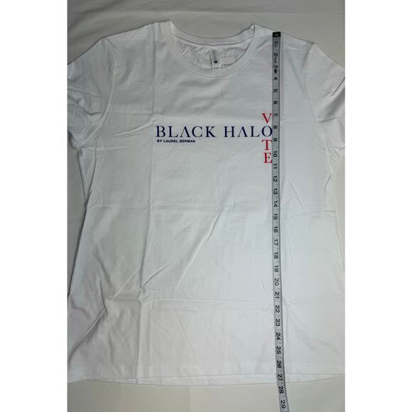 New Women's Next Level Black Halo Vote Tee in White Size XXL - Picture 11 of 11